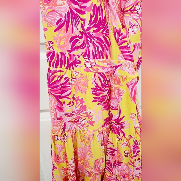 BNWT! Lilly Pulitzer Folly Wrap Dress, Medium - Picture 3 of 5
